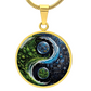 Nature & Circuit Yin Yang Pendant Necklace