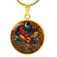 Year of The Rooster Necklace - Chinese Zodiac Animal Charm Pendant Jewelry