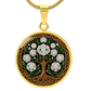 Celtic Tree of Life Pendant Necklace - Narcissus December Birth Flower Jewelry