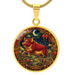 Year of The Pig Necklace - Chinese Zodiac Animal Charm Pendant Jewelry