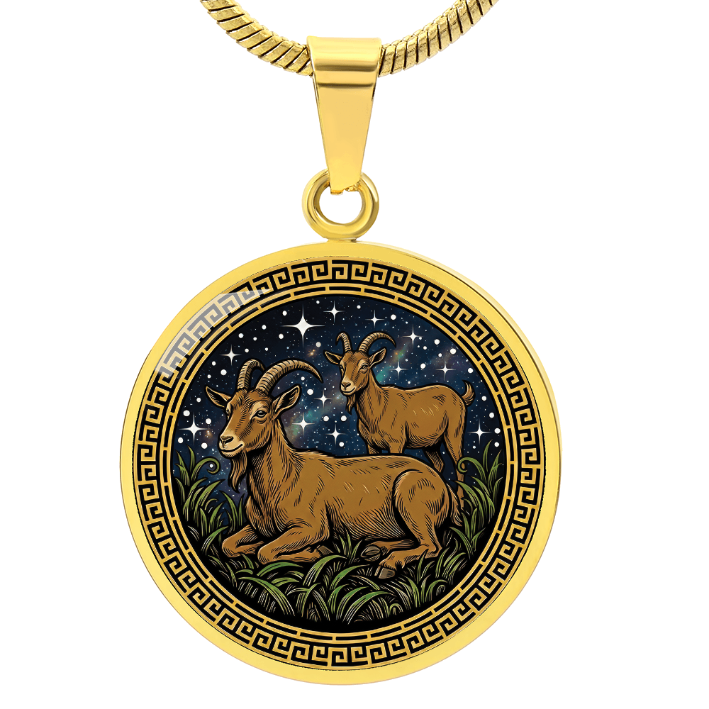 Goat Necklace - Couples Chinese Zodiac Animal Pendant Jewelry