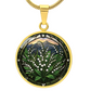 White Lily of the Valley Necklace - May Birth Flower Pendant Jewelry