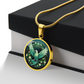 Emerald Dove Necklace
