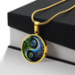 Nature & Circuit Yin Yang Pendant Necklace