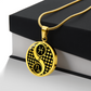 Pisces & Capricorn Necklace, Yin Yang Couples Zodiac Jewelry