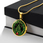 Gold Christmas Tree Necklace - Stainless Steel Necklace Pendant - Pine Tree Pendant -  Evergreen Tree Charm - Holiday Gift for Her or Him