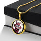 Cheshire Cat Necklace For Women or Men - Personalized Cheshire Cat Pendant Necklace For Her or Him - Cheshire Cat Jewelry Gift For Halloween
