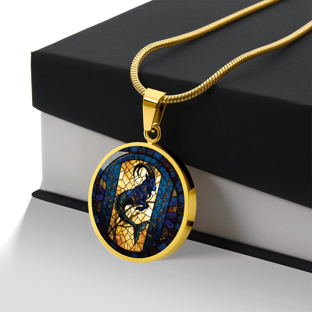 Capricorn Goat Necklace - Zodiac Pendant Jewelry