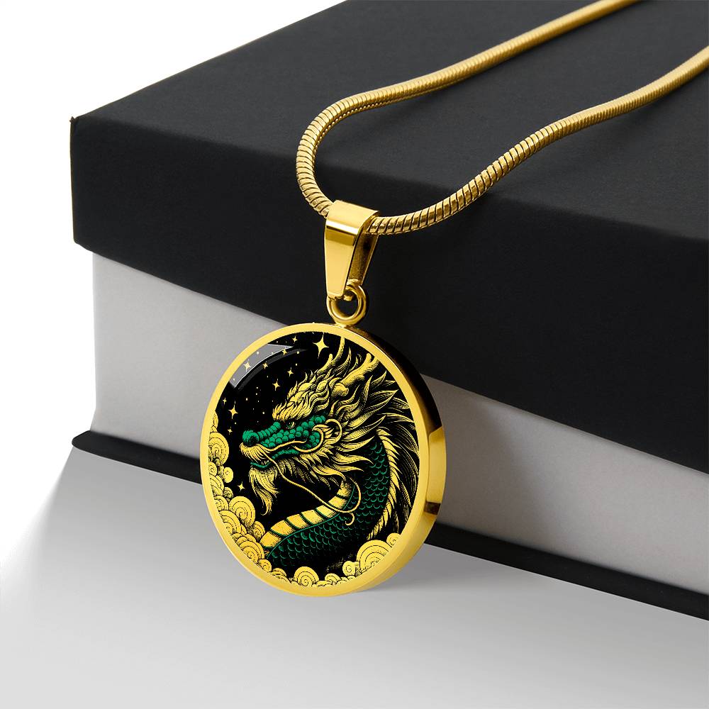 Jade Dragon Necklace