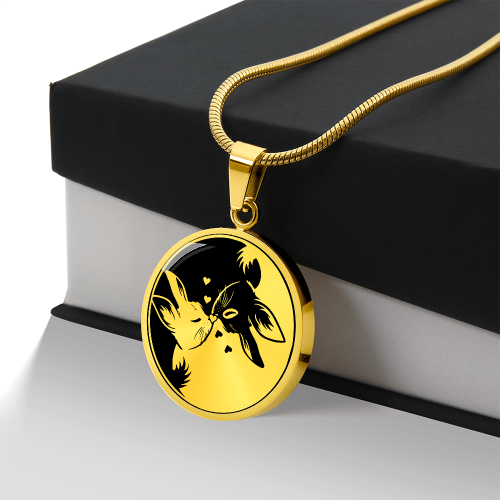 Yin Yang Rabbit Necklace