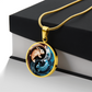 Yin Yang Rabbit Necklace