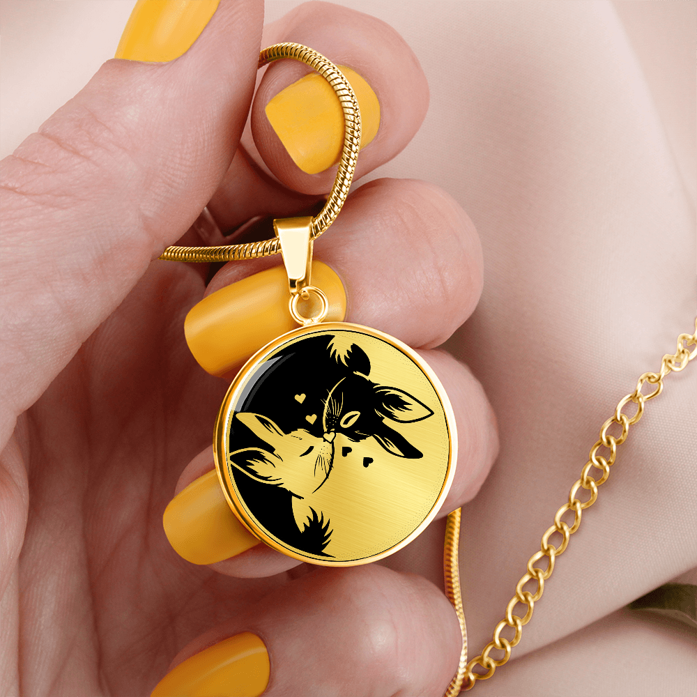 Yin Yang Rabbit Necklace