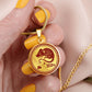 Woman holding a Rat Necklace
