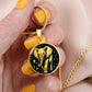 Elephant Necklace, Good Luck Charm Pendant, Spirit Companion Jewelry Gifts, Engraved Gold Elephant Valentines Gift & Mothers Day Necklace