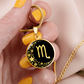 Scorpio Zodiac Pendant Necklace