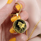 Silver Wolf Necklace, Personalized Nature Jewelry, Engraved Animal Spirit Companion Gift, Gold Lunar New Year of the Dog Charm Pendant