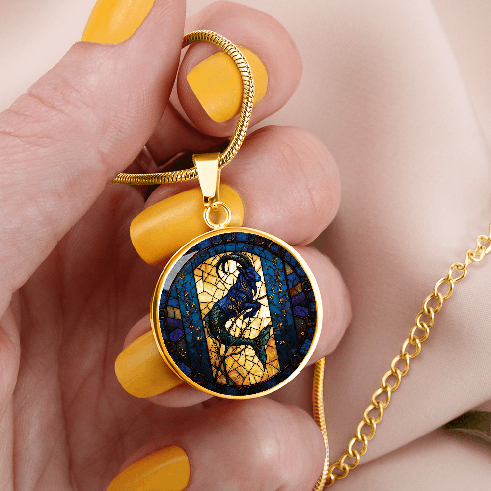 Capricorn Goat Necklace - Zodiac Pendant Jewelry