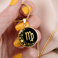 Virgo Zodiac Pendant Necklace