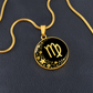 Virgo Zodiac Pendant Necklace