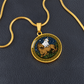 Ox and Horse Necklace - Couples Chinese Zodiac Animal Pendant Jewelry