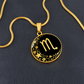 Scorpio Zodiac Pendant Necklace
