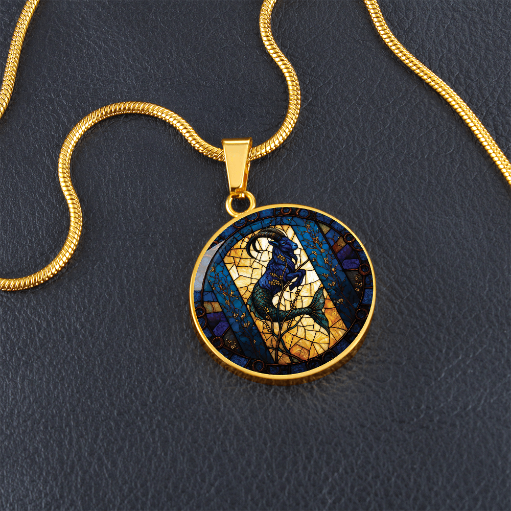Capricorn Goat Necklace - Zodiac Pendant Jewelry