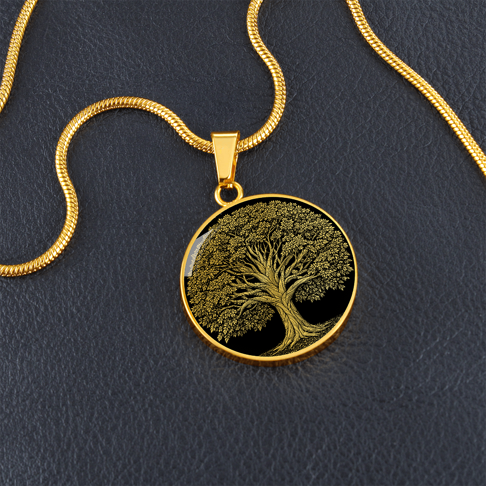 Oak Tree Necklace
