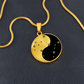Gemini Yin Yang Pendant Necklace - Zodiac Constellation Jewelry