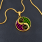 Virgo & Aquarius Necklace - Couples Zodiac Yin Yang Pendant Jewelry