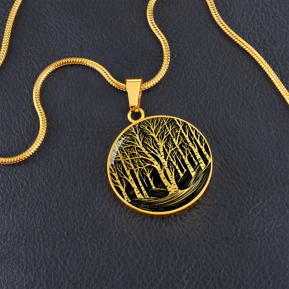 Birch Tree Necklace