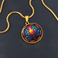 Advent Candle Necklace - Christian Pendant Jewelry