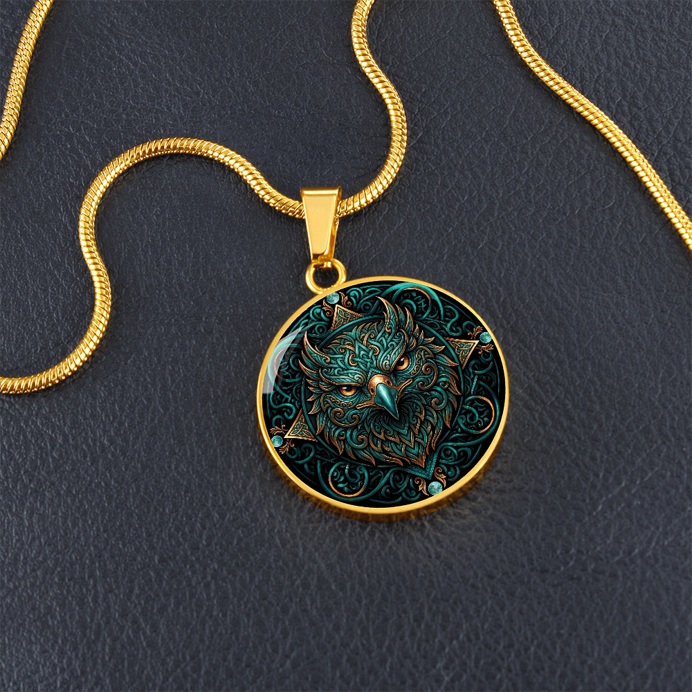 Celtic Hawk Necklace – Symbolizing Vision and Spiritual Guidance