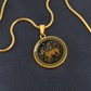 Dragon & Goat Necklace - Couples Chinese Zodiac Animal Pendant Jewelry