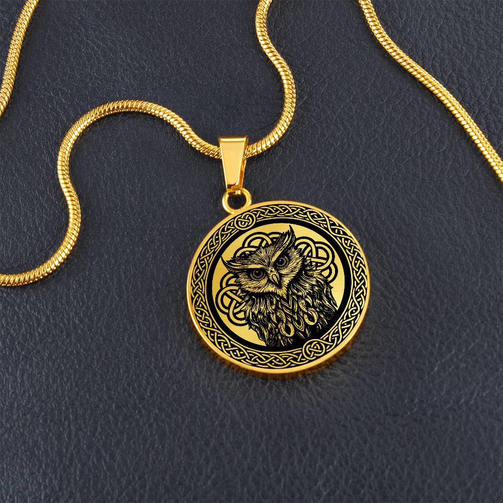 Celtic Owl Necklace