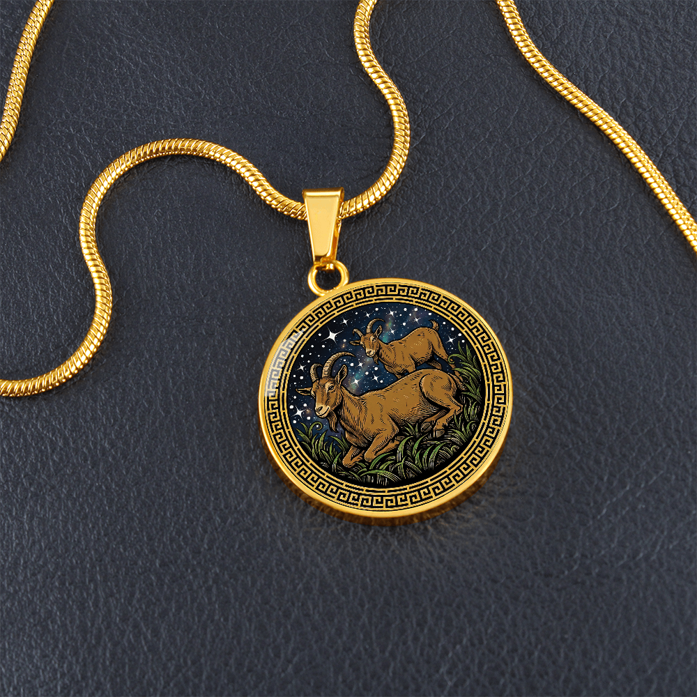 Goat Necklace - Couples Chinese Zodiac Animal Pendant Jewelry