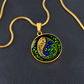 Easter Egg Necklace Blue