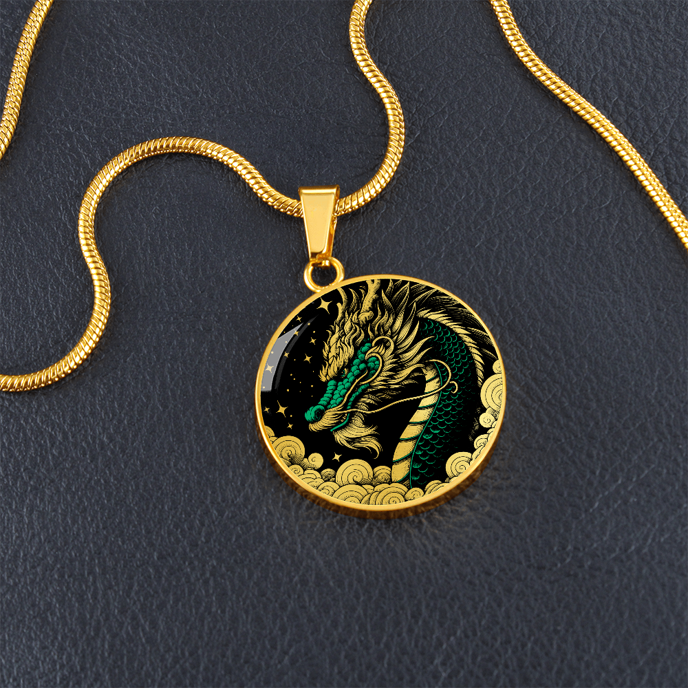 Jade Dragon Necklace