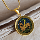 Snake and Horse Necklace - Couples Chinese Zodiac Animal Pendant Jewelry