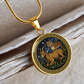 Tiger & Goat Necklace - Couples Chinese Zodiac Animal Pendant Jewelry