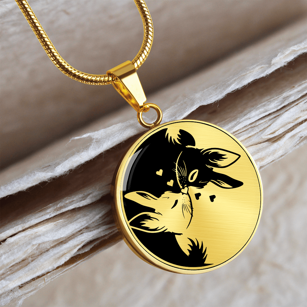 Yin Yang Rabbit Necklace