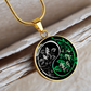 Lily of the Valley Necklace - May Yin Yang Birth Flower Jewelry