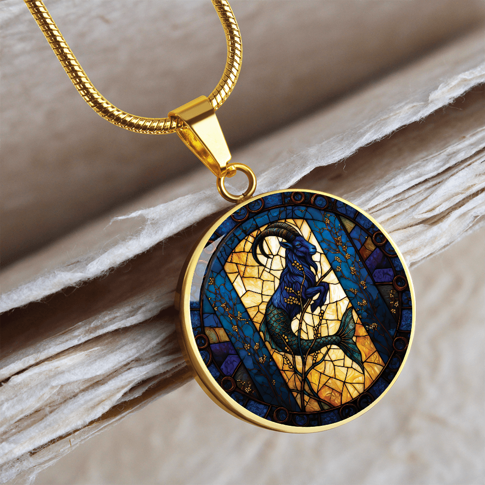 Capricorn Goat Necklace - Zodiac Pendant Jewelry