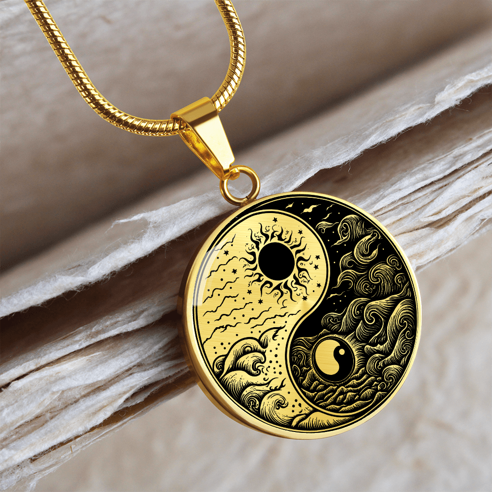 Sun and Moon Necklace