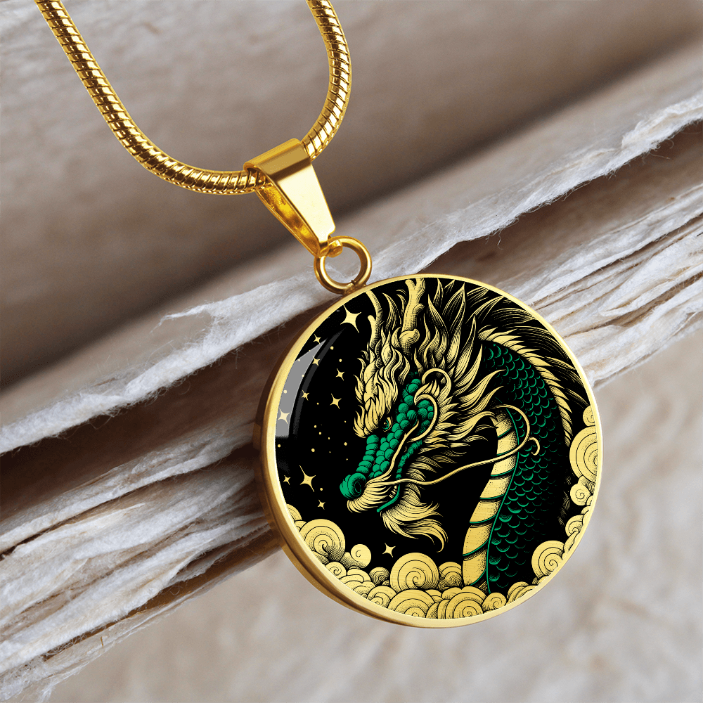 Jade Dragon Necklace