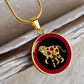 Monkey Necklace Chinese Zodiac Animal Pendant Jewelry
