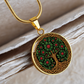 Celtic Tree of Life Pendant Necklace - Holly December Birth Flower Jewelry