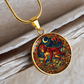 Year of The Monkey Necklace - Chinese Zodiac Animal Charm Pendant Jewelry