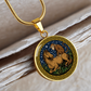 Monkey and Horse Necklace - Couples Chinese Zodiac Animal Pendant Jewelry
