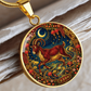 Year of The Goat Necklace - Chinese Zodiac Animal Charm Pendant Jewelry