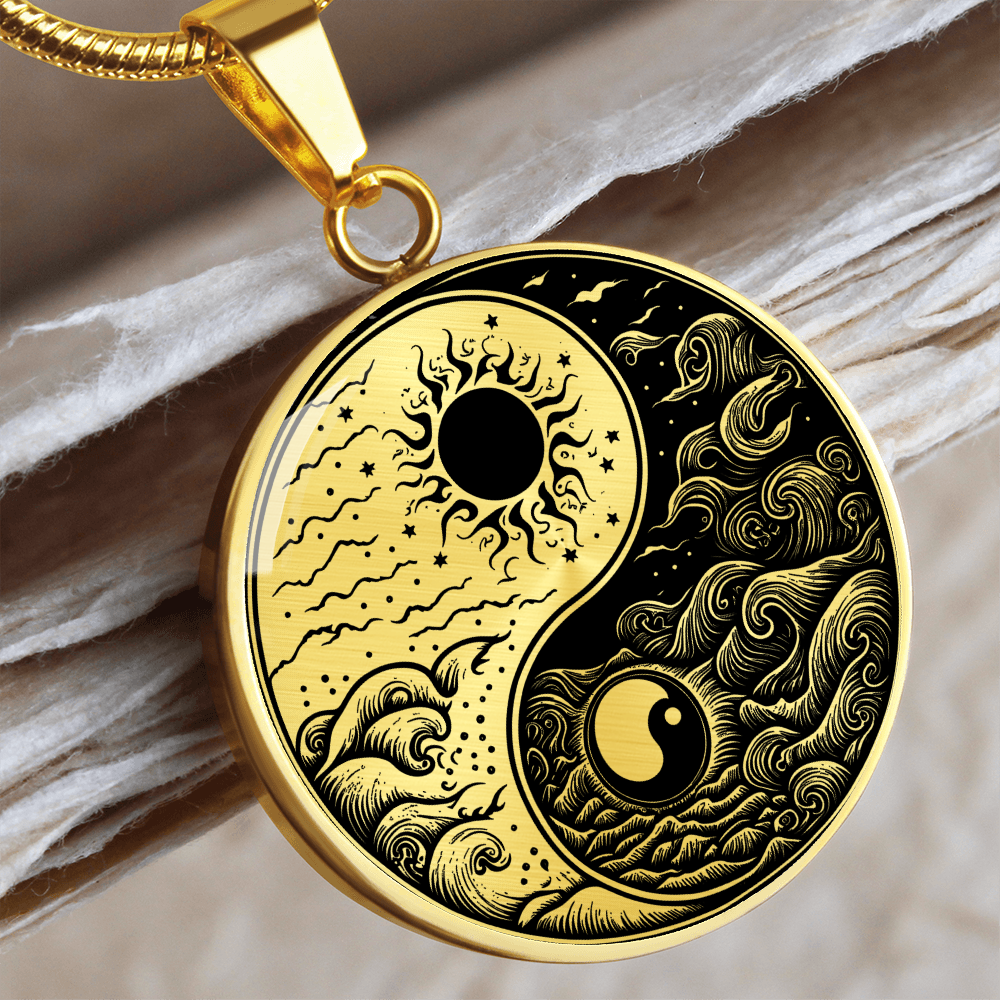 Sun and Moon Necklace